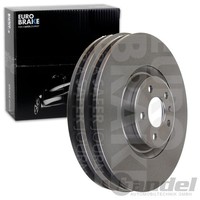 2X Eurobrake Bremsscheiben Vorne 356Mm BelÜFtet Passend FÜR Audi A6 A7 A8 |