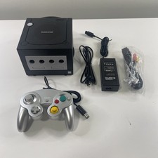 Nintendo GameCube Black System Console Controller Bundle DOL-101(USA) Tested