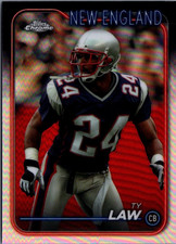 2024 Topps Chrome Refractors #123 Ty Law New England Patriots