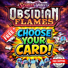 Pokémon Obsidian Flames CHOOSE YOUR CARD! Buy 2 Get 1 FREE!