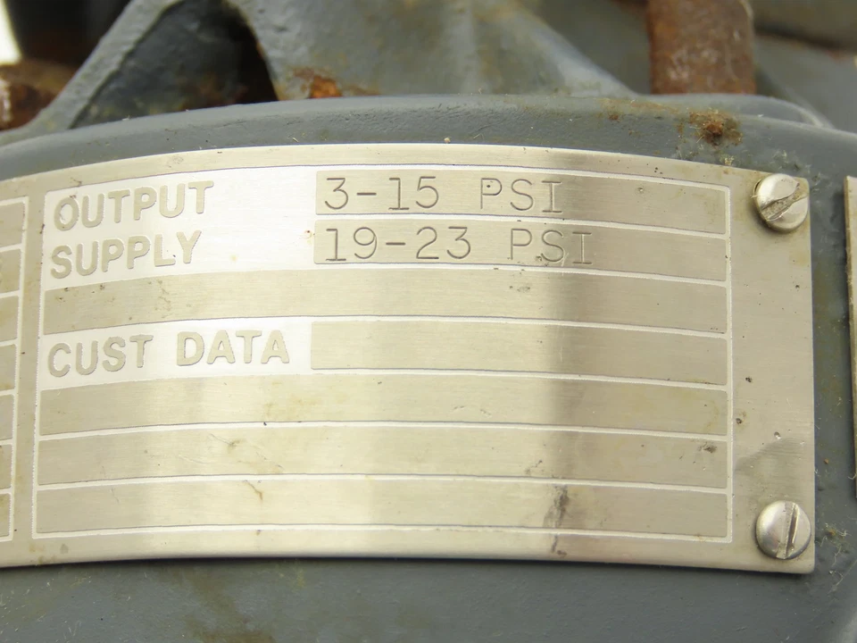 Foxboro E69F-TH2-JS Current To Air Converter Transducer 3-15psi In 19-23psi Out - Image 3 of 4