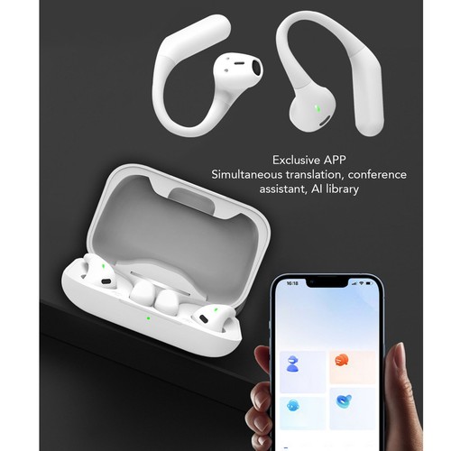 HG (White) Translation Earbuds Support 144 Languages HiFi Ergonomic - Picture 23 of 24