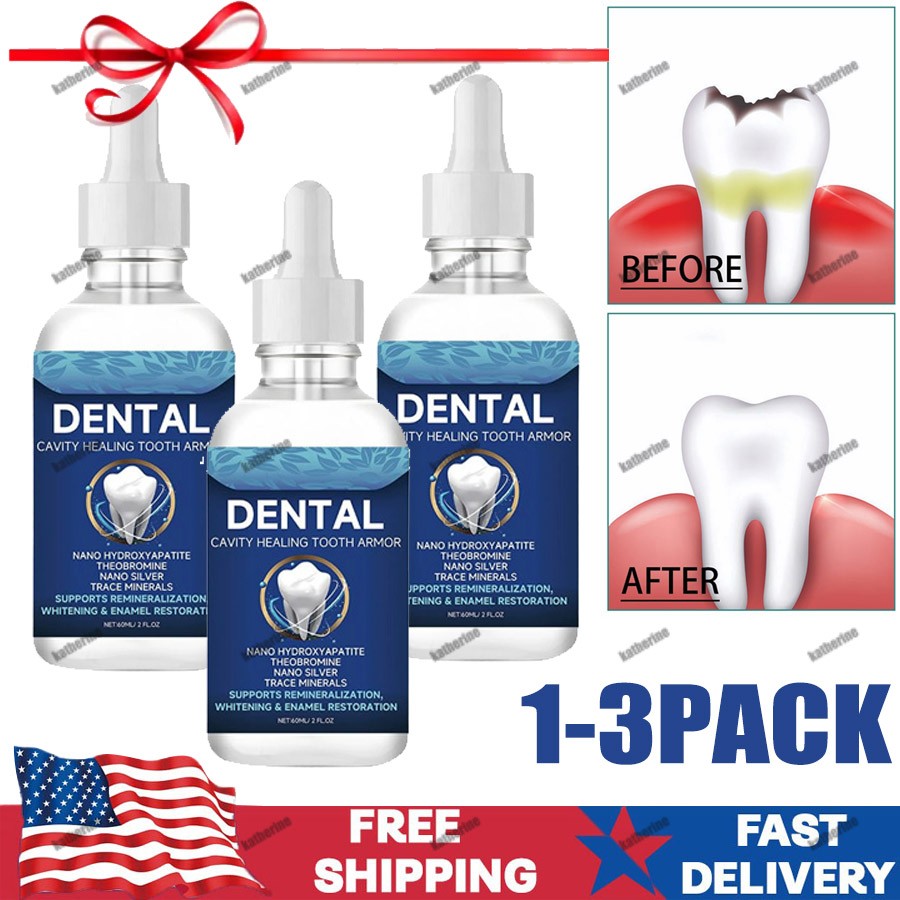 3PACK 60ml Tooth care solution Cavity Healing Tooth Armor NEW HOT ~US