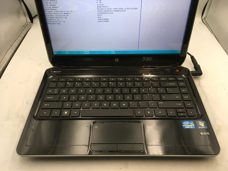 HP PAVILION DV4 - BOOTS TO BIOS - INTEL I5 2450M - 6GB RAM - 14" - READ DESC -BB - Image 3 of 4