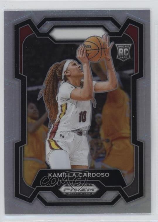 2024-25 Panini Prizm Draft Picks Silver Prizm Kamilla Cardoso #59 Rookie RC 1o2