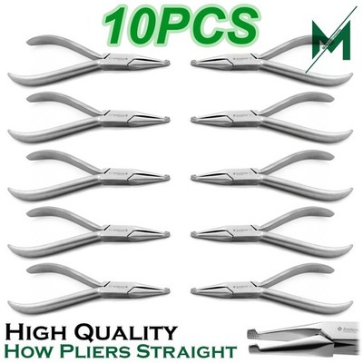 Dental Howe Plier Orthodontic Straight Utility Arch Wire Holding Pinching Bands