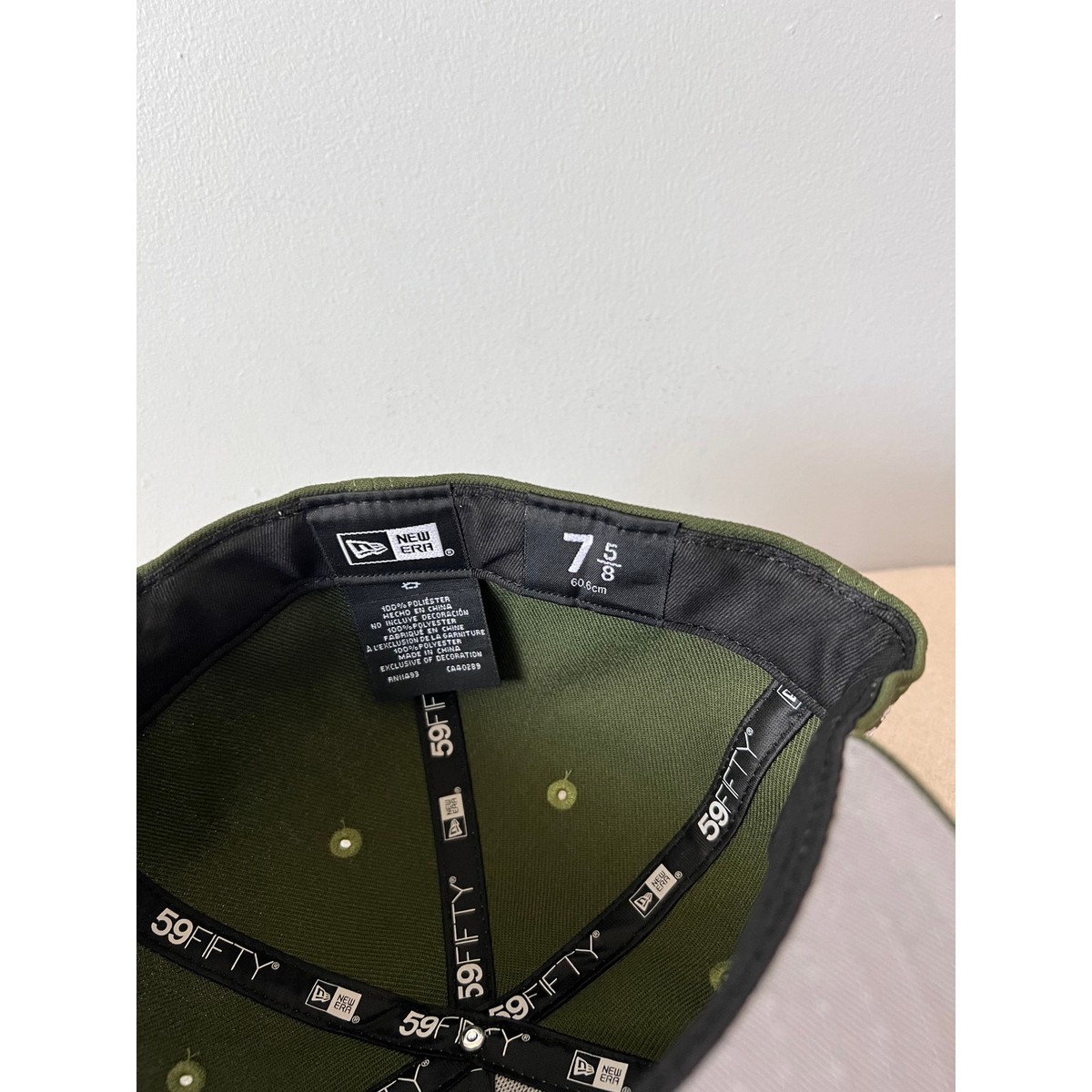 hidden ny × new era 59fify green Hidden NY x New Era H Logo 59FIFTY Fitted Hat - Size 7 5/8