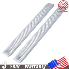 2pcs 74"/77" L Loading Ramps 960lbs Capacity Steel Motorcycle Ramp for Truck ATV