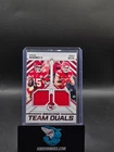 2025 Panini Rookie & Stars Patrick Mahomes Travis Kelce Team Dual Patch