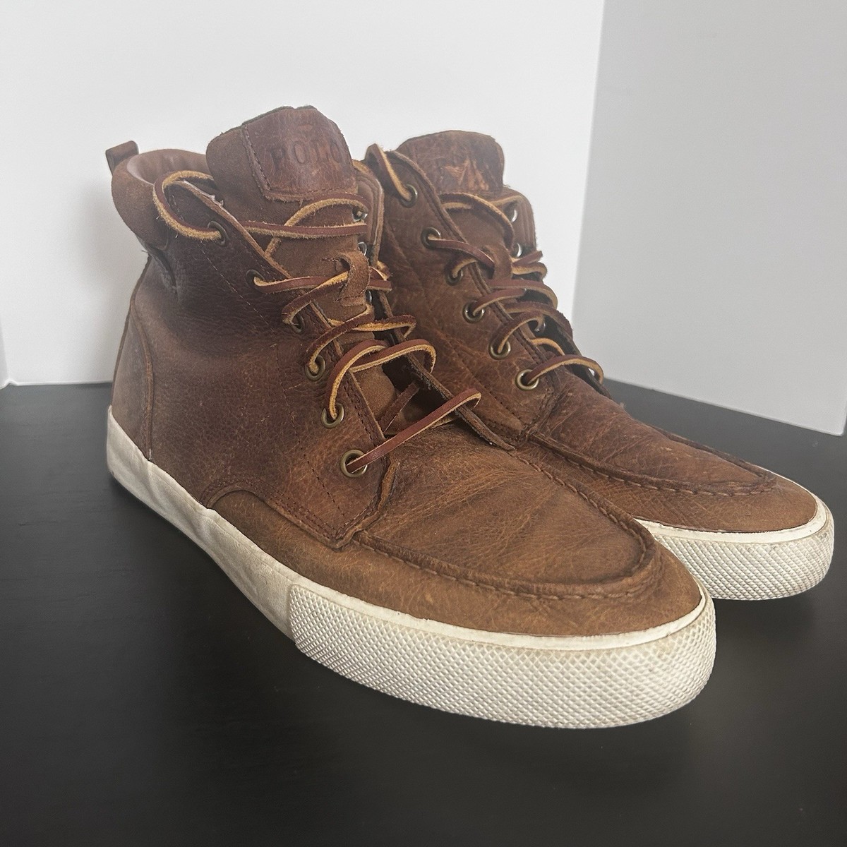 Polo by Ralph Lauren Brown Suede Chukka Sneakers Polo Ralph Lauren Brown Suede Leather Talan Chukka Boots  main image 3