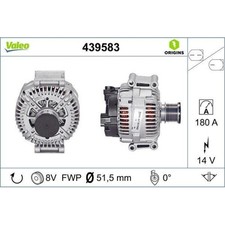 Alternador Valeo 439583 Valeo Origins New Oe Technology para Mercedes Benz