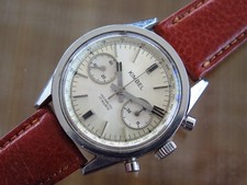 Vintage mens Kimbel manual wind chronograph amazing all stainless steel rare!!!!