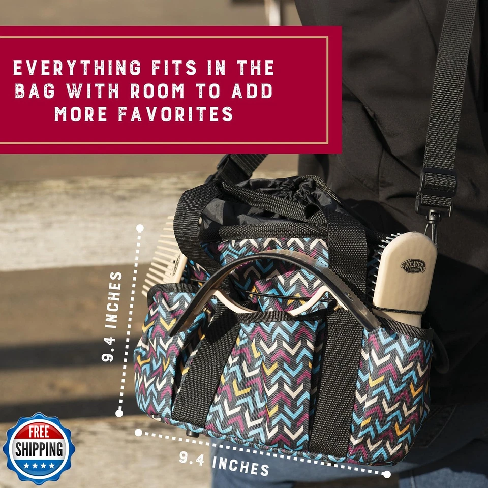 Kit de aseo de cuero tejedor leopardo tostado, 65-2055-202 Foto 3 de 4