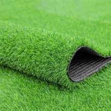 Fasmov Green Artificial Grass Rug Carpet 3.2' x 6.5', Realistic... 