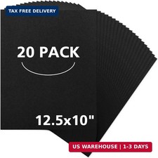 20 Pack 12.5x10 Chipboard Sheets 50pt, Kraft Heavy Duty Book B