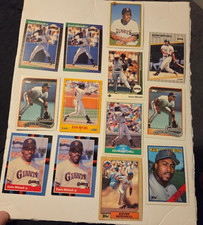 KEVIN MITCHELL ~ 13 Card lot with ROOKIE CARD ~ 1987 RC ~ S.F. GIANTS