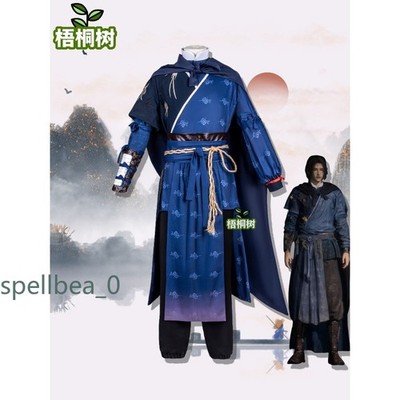 Where Winds Meet Jiang Yan Jiang Wulang Cosplay Costume Ancient Outfit Full Set