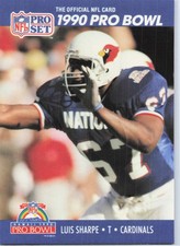 1990 Pro Set - Luis Sharpe, #414