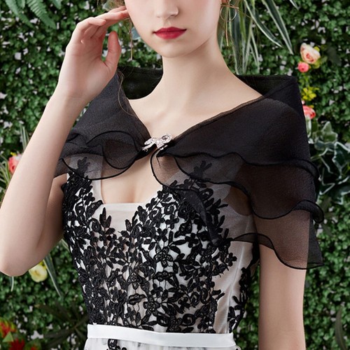 2023 Mode Party Hochzeit Schal Kleid Abdeckung Damen Abend Party Achselzucken - Bild 10 von 26