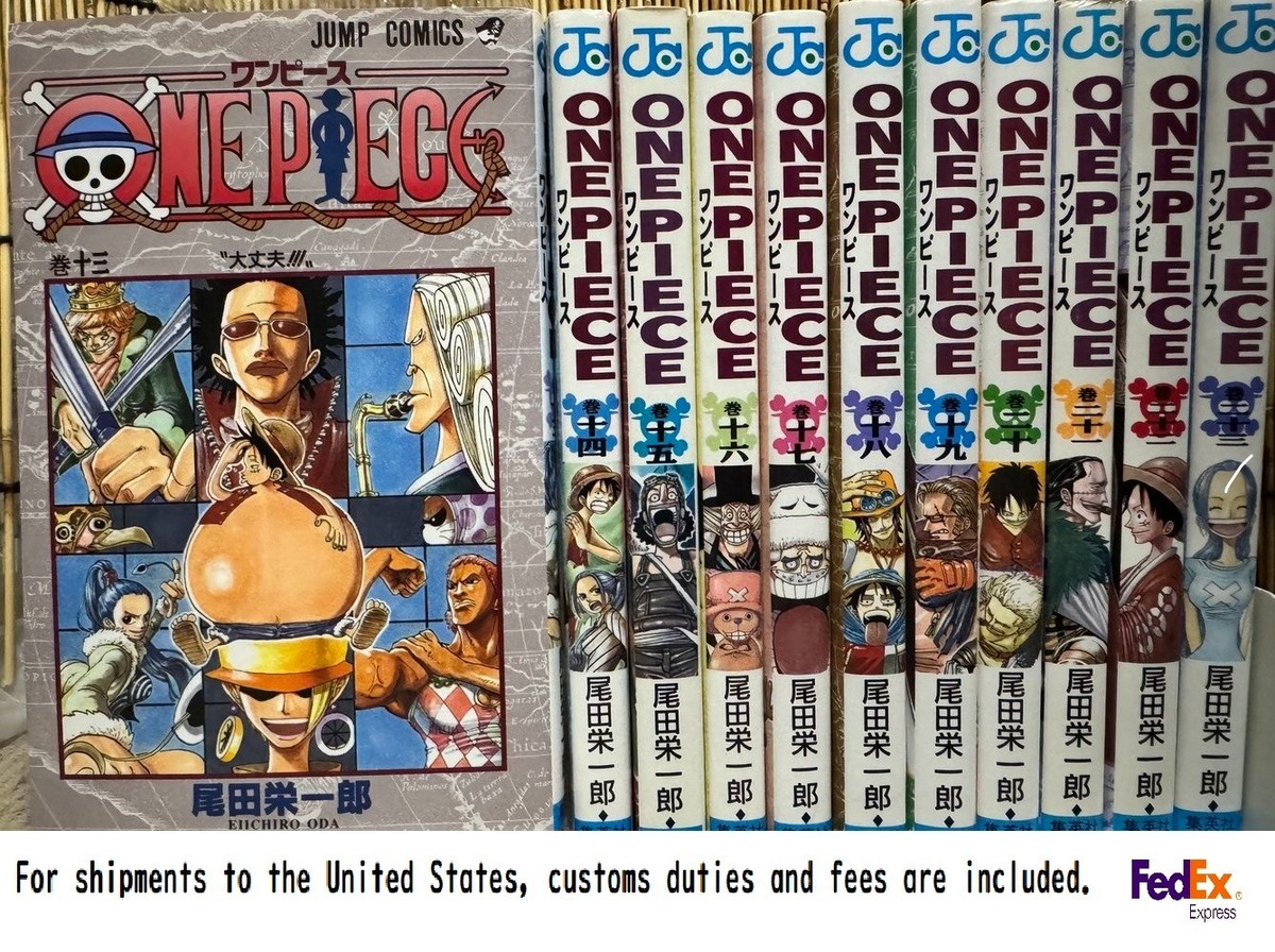 ONE PIECE Vol.13-23 Set Manga comics Alabasta Eiichiro Oda