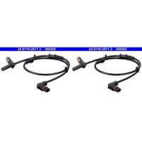 2X ATE ABS-SENSOR Raddrehzahl ABS-FÜHLER Vorne Passend FüR MERCEDES-BENZ E-KLASS