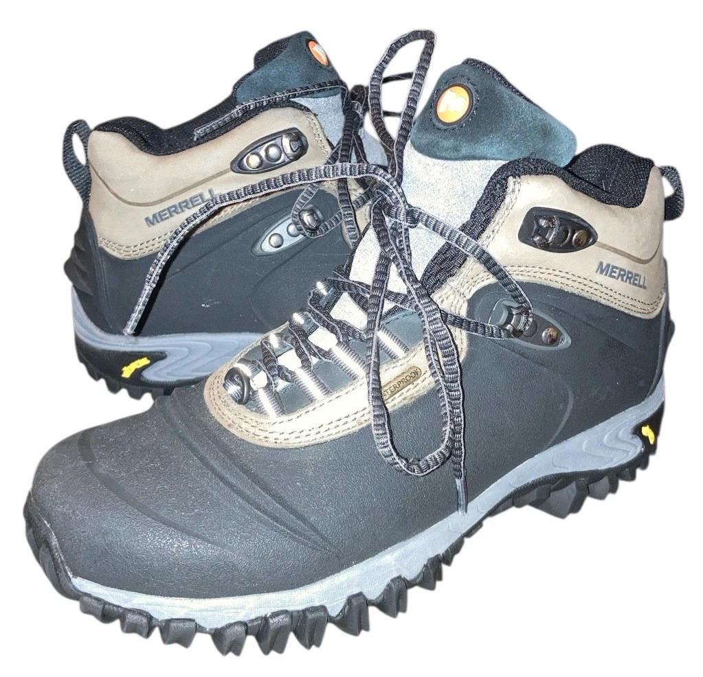 Merrell Thermo 6 Mens Boots Size 8 Black 200g Insulated Waterproof