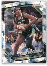 2025 Panini Prizm WNBA #48 Teaira McCowan Cracked Ice Prizms