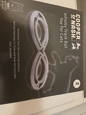 NEW Cooper  Nash Infinity Track Ball Toy For Cats Cat 2 Balls Included 