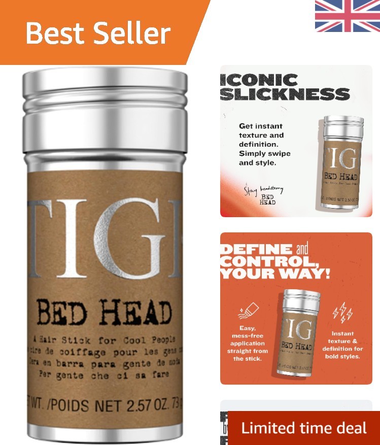 Bed Head Professional Hair Wax Stick - Strong Hold for All Styles & Textures