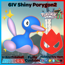 ✨ Shiny Alpha Porygon2 6IV + EVs ✨ Pokemon Legends ZA 🚀 Fast 🚀