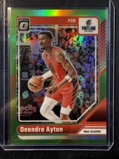  2024-25 Panini Donruss Optic Deandre Ayton Optic Green Lime Prizm #/149 #37