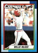 1990 Topps Willie McGee St. Louis Cardinals #285