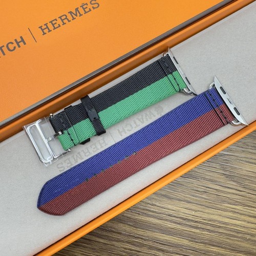 Bracelet Hermès Apple Watch bracelet sautoir Cazack 49 46 45 44 mm comme neuf - Photo 2 sur 9