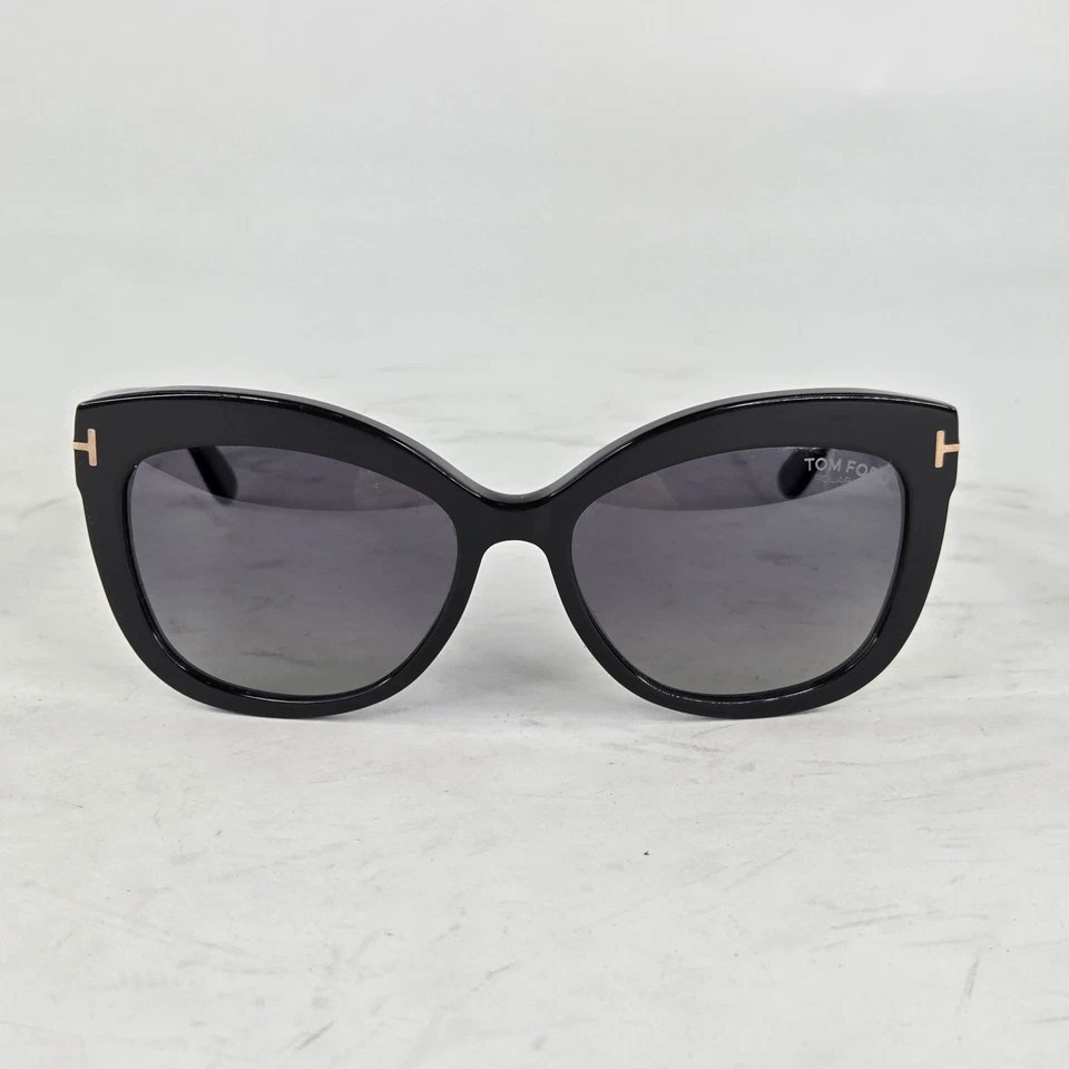 Tom Ford TF524 Polarized Alistair Womens Sunglass 50#16 140 3P Black 56-16 Italy - Image 2 of 4