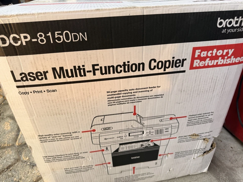 Brother DCP-8150DN All-In-One Laser Printer - Image 2 of 2