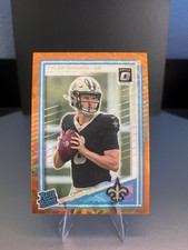 2025 Panini Donruss Optic Football Tyler Shough Orange Scope Rated Rookie /79