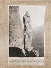 Mountaineers conquer the Cigar Tower in 1915 Pinnacle of 190 in the Grignette