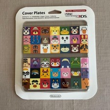 New Nintendo 3DS Dress-up Plate Animal Crossing Unopened New