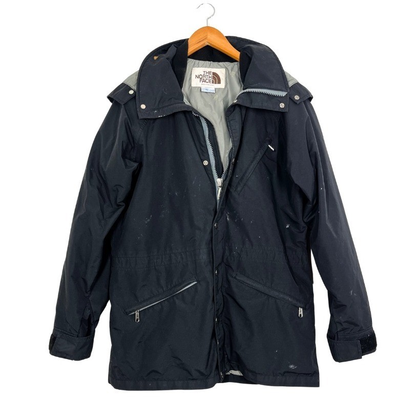 Chaqueta Parka De Colección The North Face Gore-Tex Mountain Negra Para Hombre M EE. UU. 80 Años 90