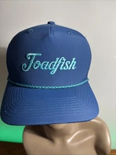 NEW Toadfish Bluebill Snap Back Rope Hat Cap Charleston South Carolina Style