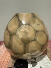 Allen + Roth Sepia Birdbrain Ceramic Glaze Firepot Only