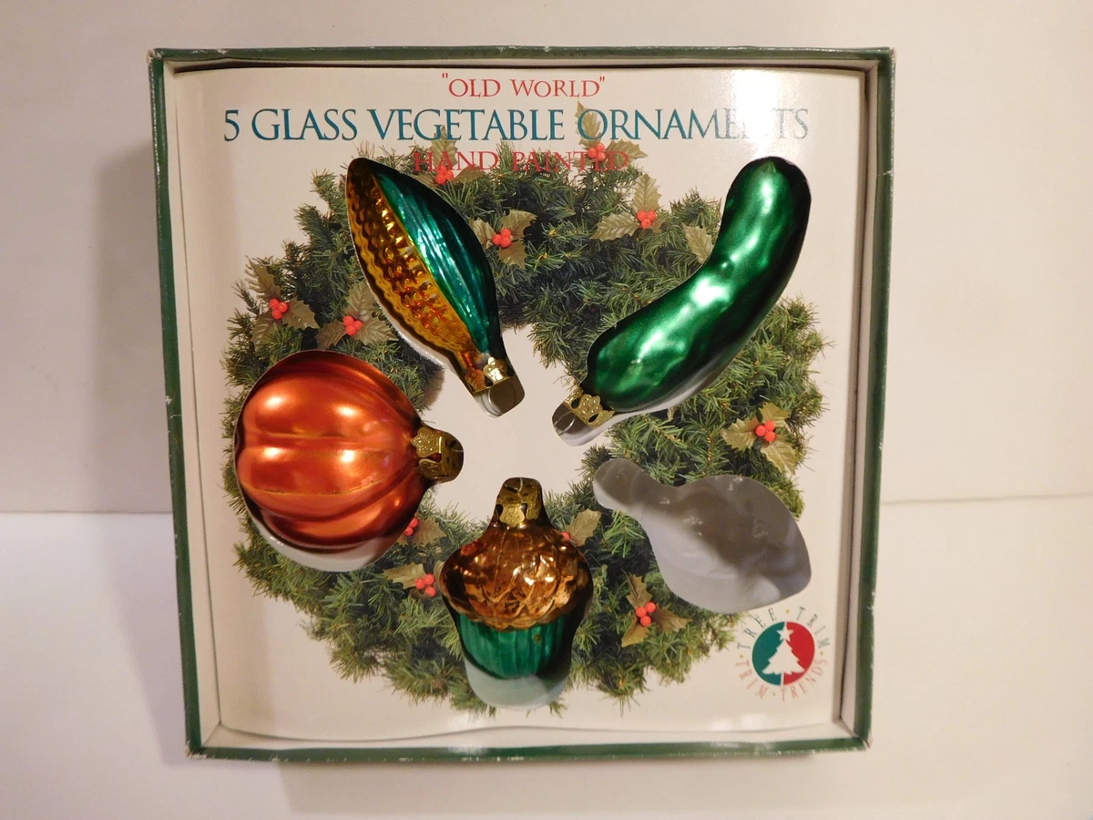 glass vegetable ornaments products for sale | eBay