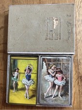 Vintage Ballet Playing Cards One Complete Deck One Missing One Card Mid-century