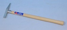 Fliesen-und Bastlerhammer 50g, gehärtet, Stiel mit Sicherheitstülle, Pinne spitz