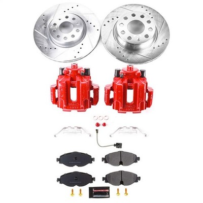 PowerStop Disc Brake Kit - Front and Rear - Fits Volkswagen GTI 2015-2018, Volks