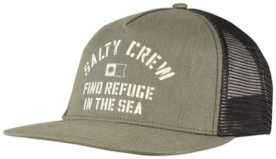 Salty Crew Good Times Trucker Hat - Olive - New