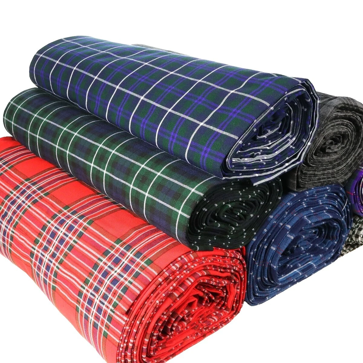 Tartan Fabric Multicolor