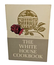The White House Cookbook by Janet Halliday Ervin 1st US Edition 1st Print DJ Box