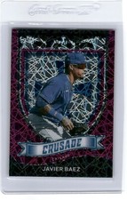 JAVIER BAEZ 2021 CRUSADE PURPLE VELOCITY PRIZM CUBS K3