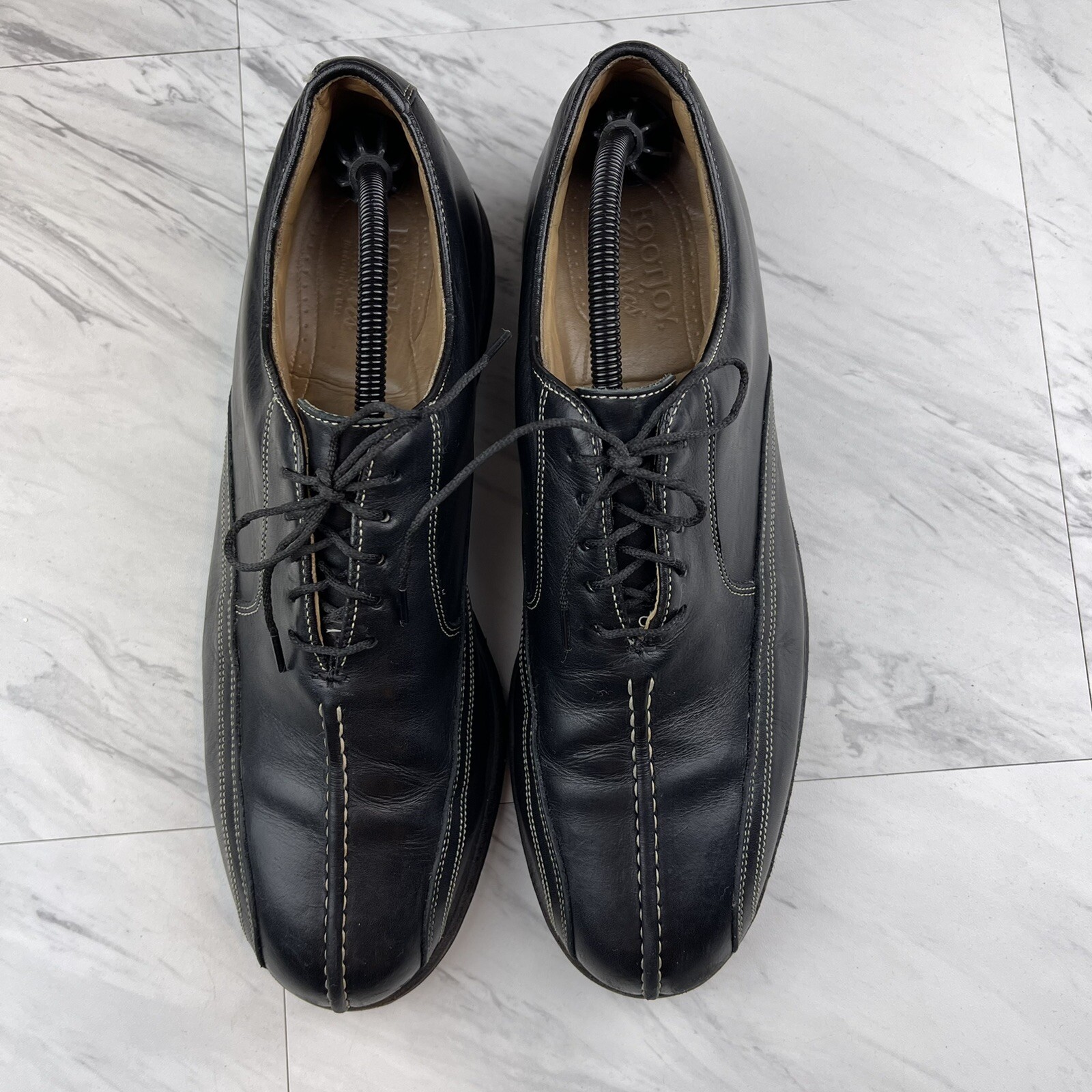 •footjoy classics black leather mens shoes size 11 Vi… Gem